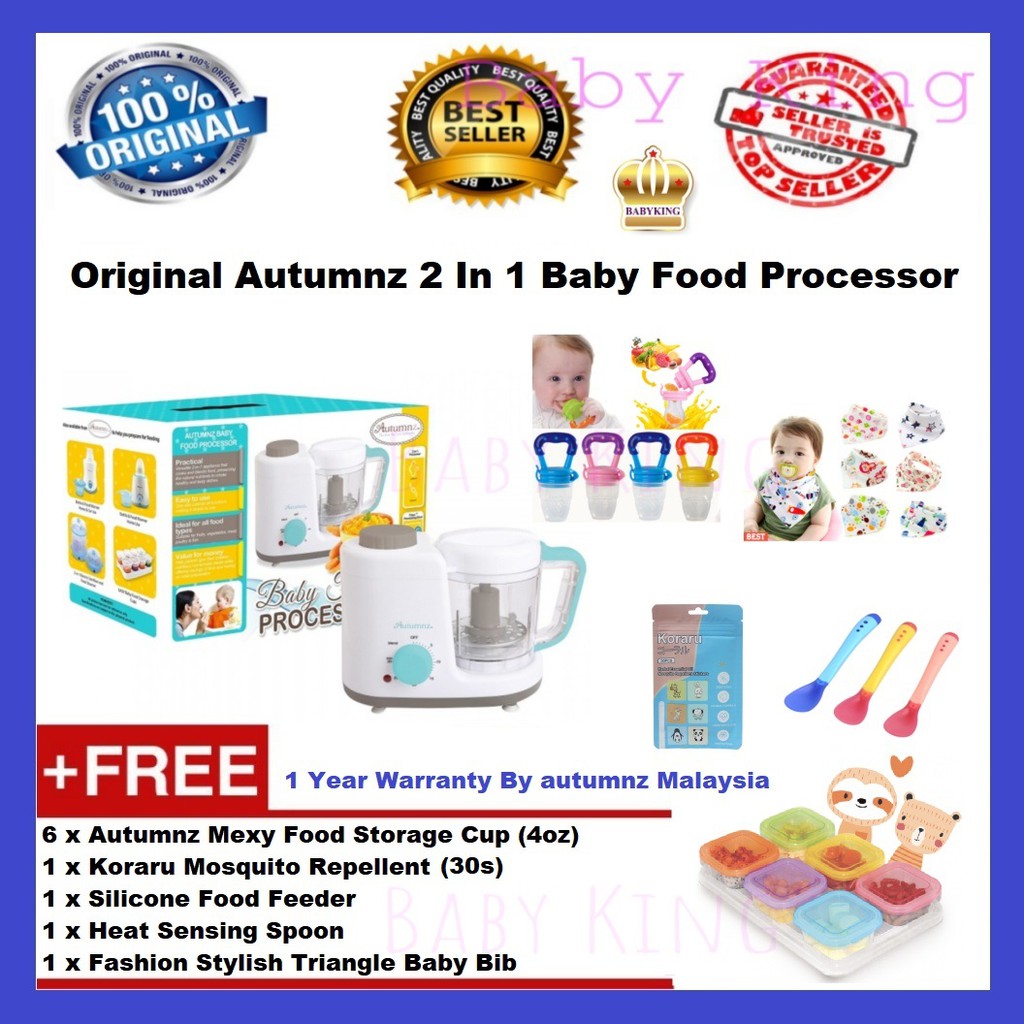 Original Autumnz 2 in 1 Baby Food Processor Steam & Blend Shopee Malaysia