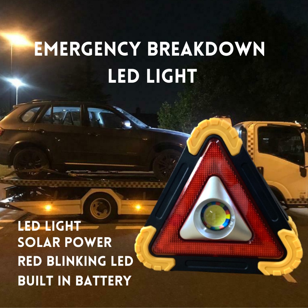 Lampu LED Kecemasan Blinking Flashing LED Car Emergency Breakdown ...