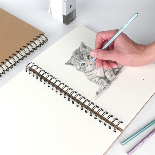 160g Paper Hard Cover Sketch Art Book Drawing Painting Book Color