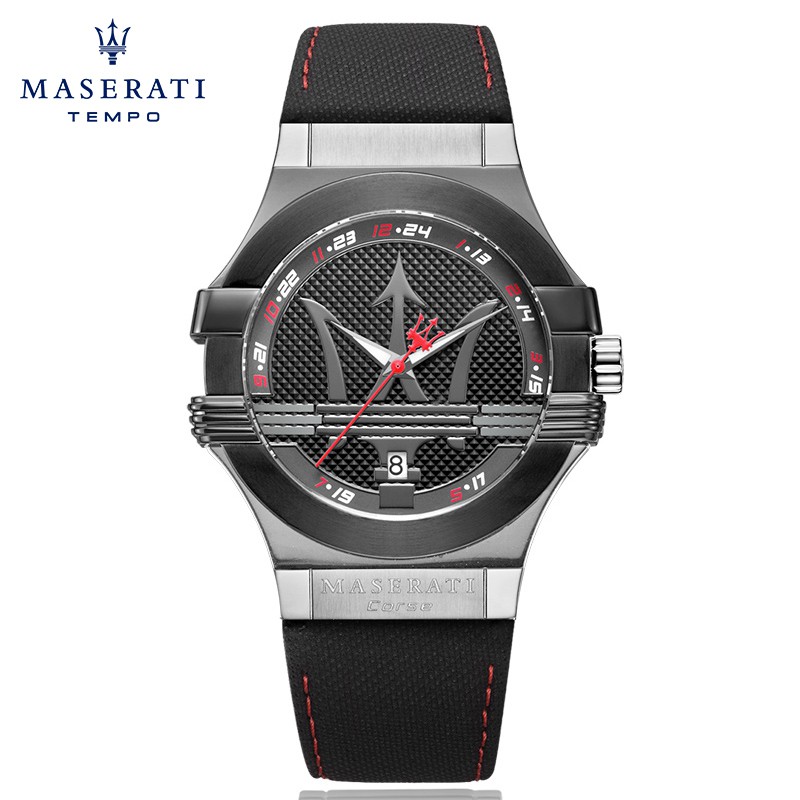 100 Original Maserati Potenza Leather Stainless Steel Men Watch Jam Tangan Lelaki R8851108001 R8851108002 R8851108014 Shopee Malaysia