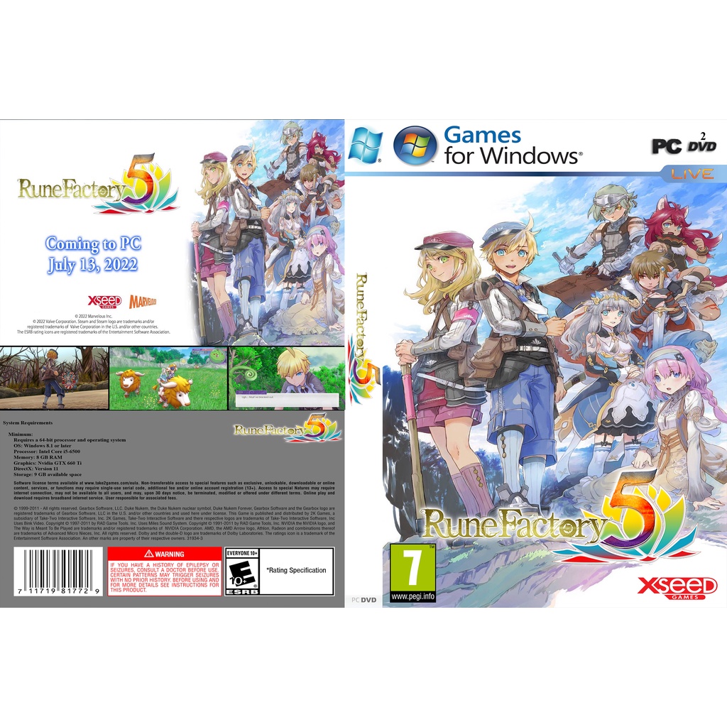 Rune Factory 5 PC GAME [Offline INSTALLATION] | Shopee Malaysia