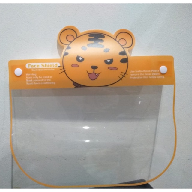 Kids Face Shield With Deer Character - Lightweight Protection For Children 4-11 Years