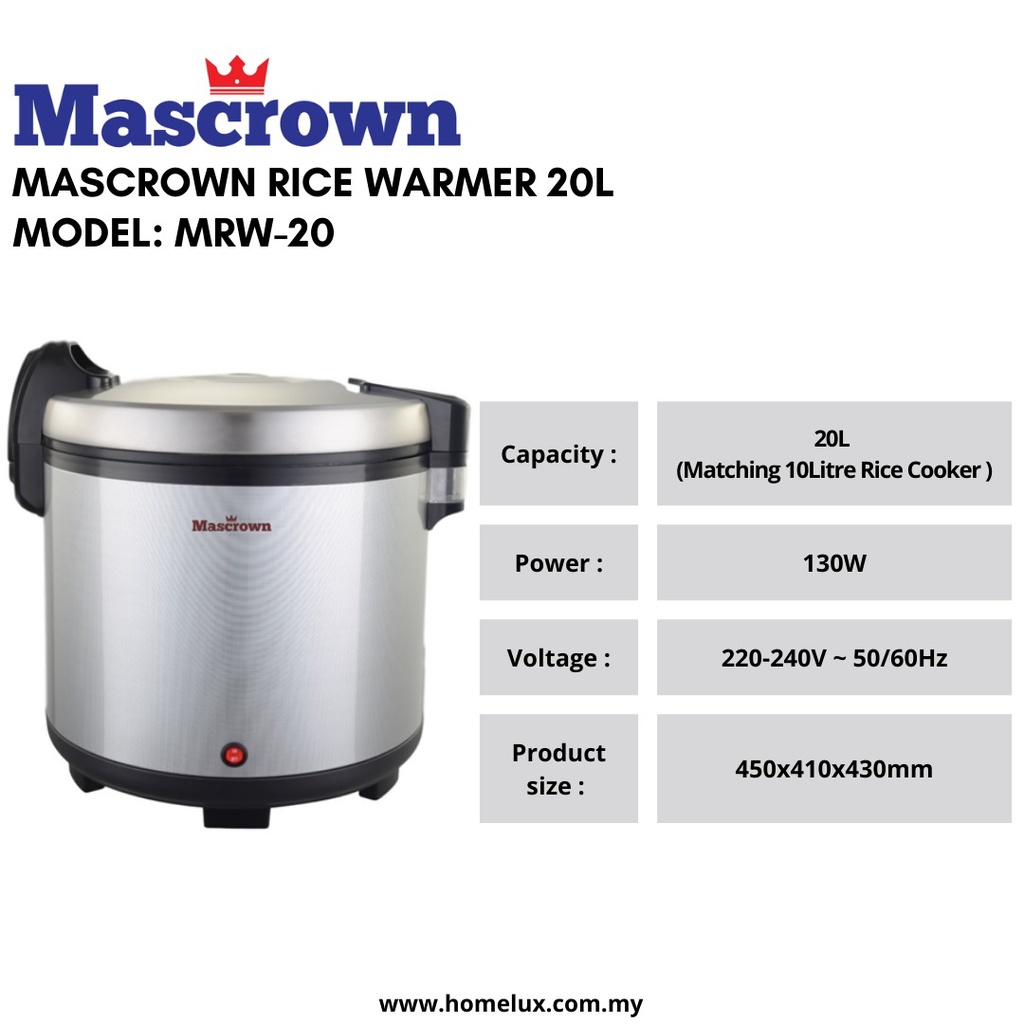 HARGA BORONG>>HOMELUX MASCROWN High Quality Commercial Heavy