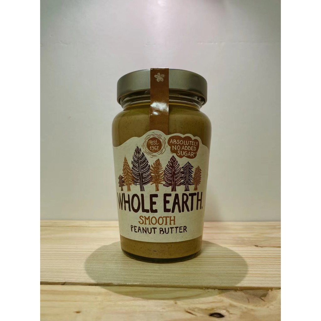 Whole Earth Peanut Butter 340G [Smooth Expiry 1/8/2021, Crunchy Expiry