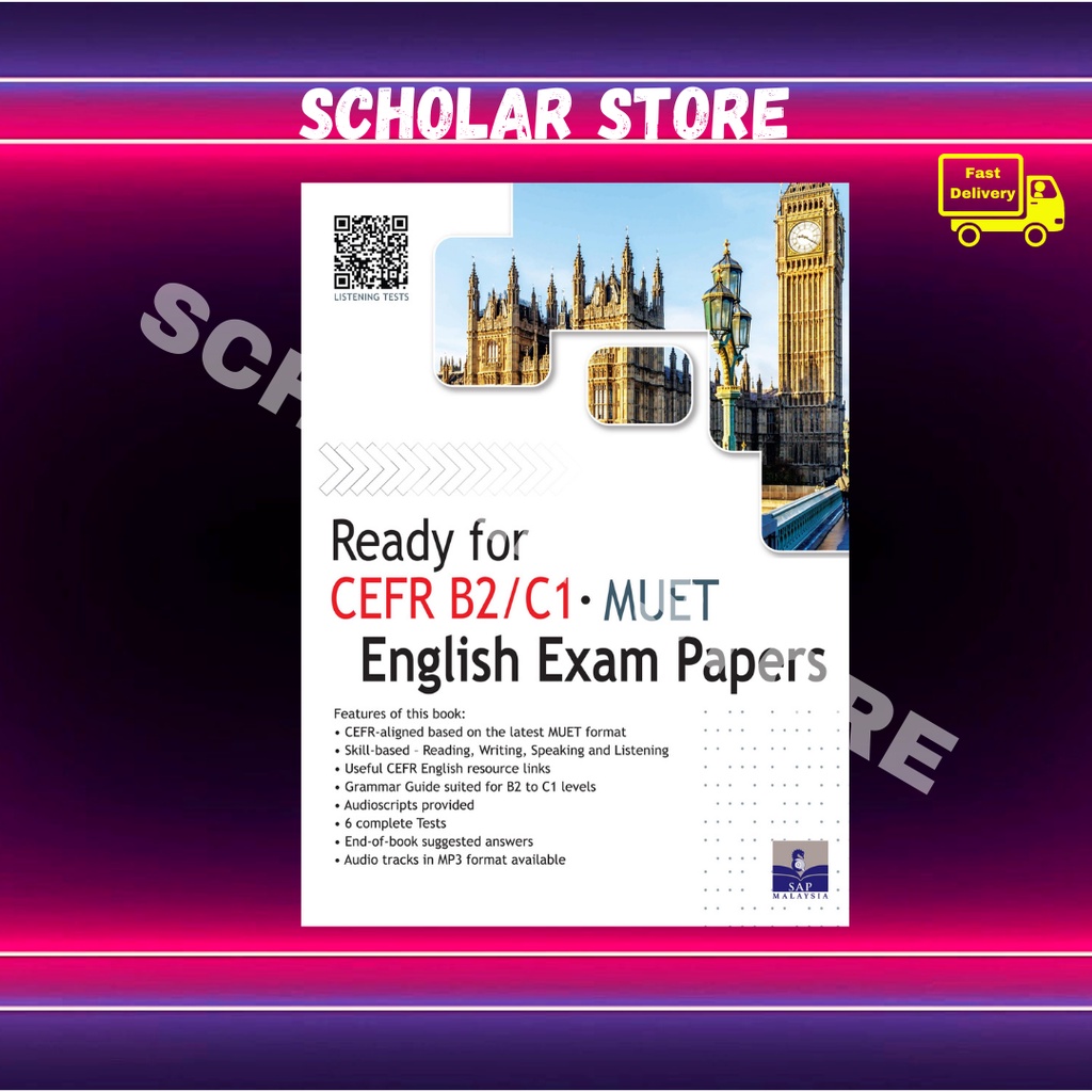 [SCHOLAR STORE] SAP EXAM PAPERS : READY FOR CEFR B2/C1 - MUET ENGLISH ...