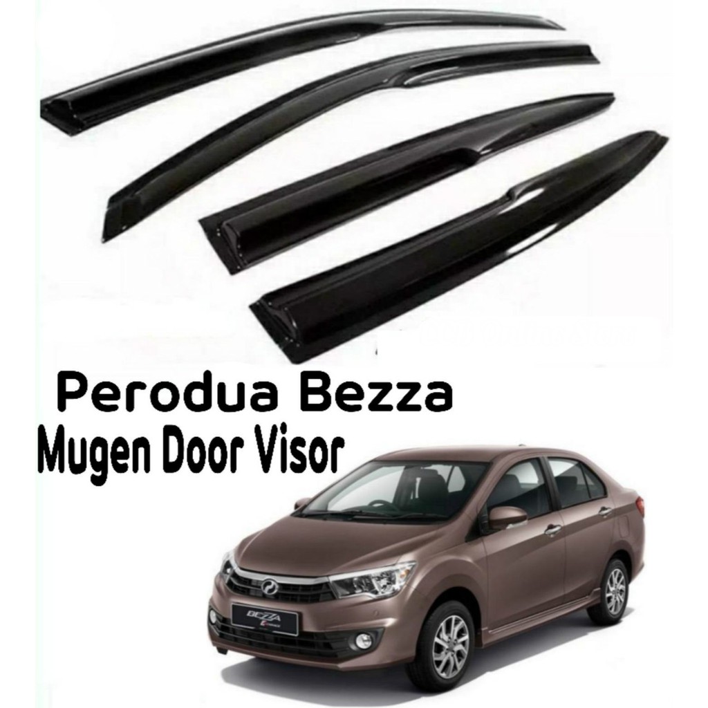 (4 PCS) High Quality Air Press Window Door Visor Mugen Wind For PERODUA ...