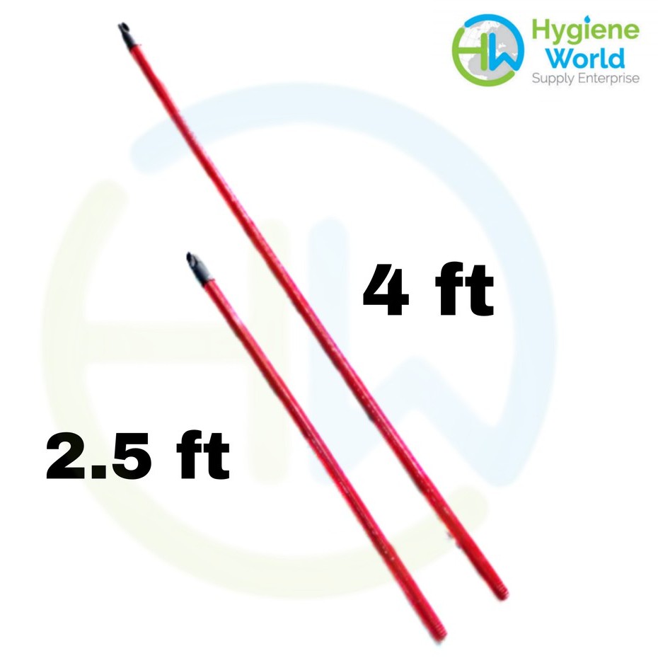 2.5FT / 4FT. Wooden Handle / Batang Kayu Penyapu / FOR BROOM / DUSTPAN