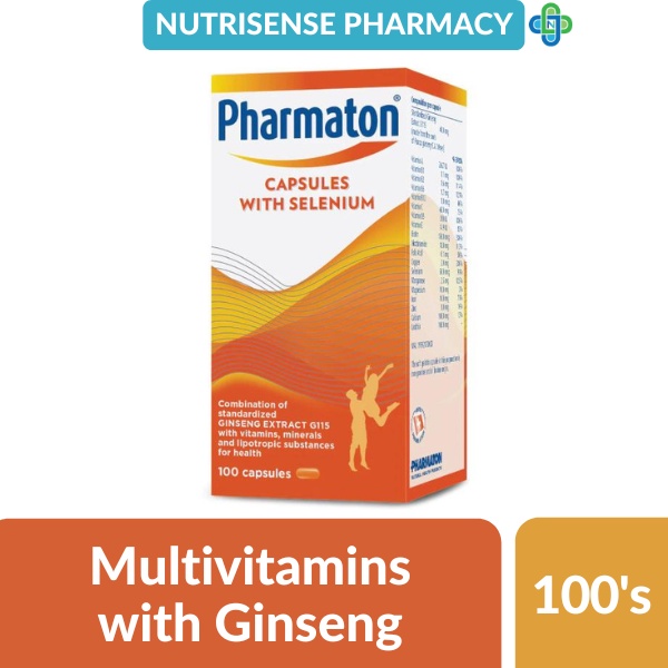 Pharmaton Multivitamin with Ginseng Extract Tablets (100s) Shopee