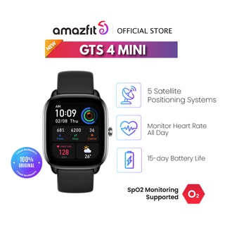 Amazfit GTS 4 Mini Smart Watch for Women Men, Alexa Built-in, GPS, Fitness  Tracker with 120+ Sport Modes, 15-Day Battery Life, Heart Rate Blood Oxygen