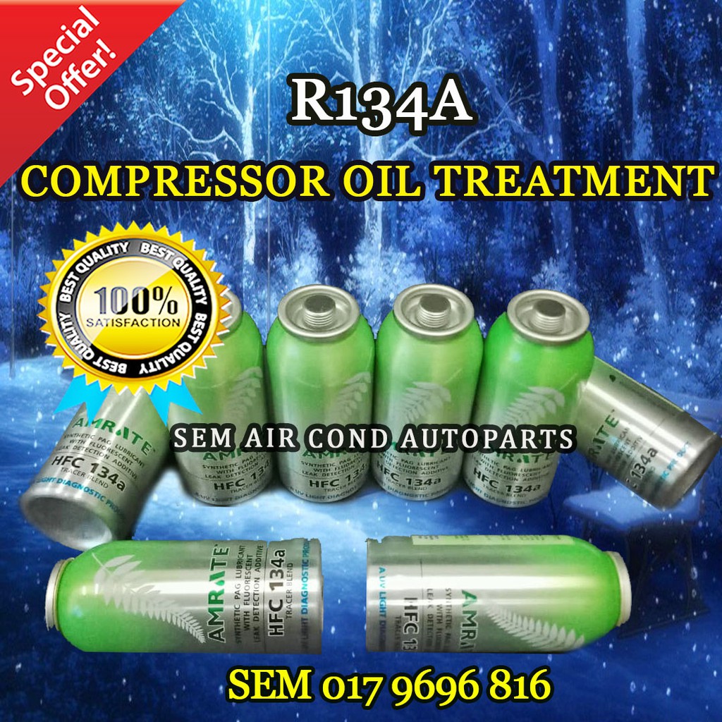 COMPRESSOR UV OIL TREATMENT R134A 80MG CAR AIRCOND SYSTEM | Shopee Malaysia