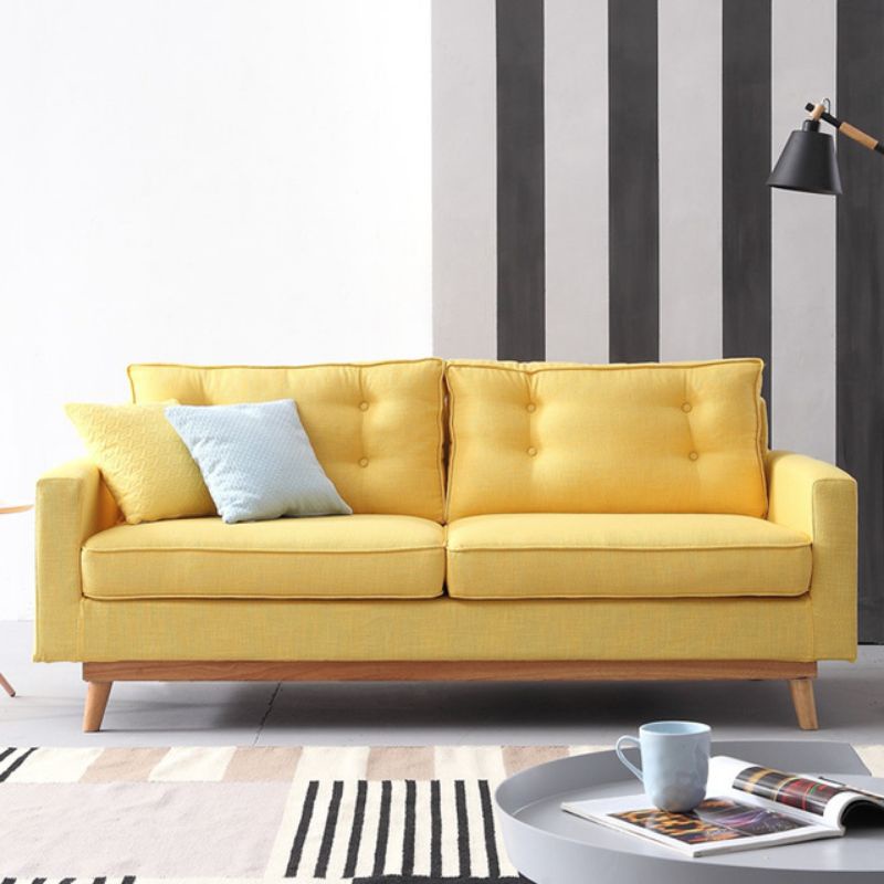 Yellow Nordic Scandi Sofa | Shopee Malaysia