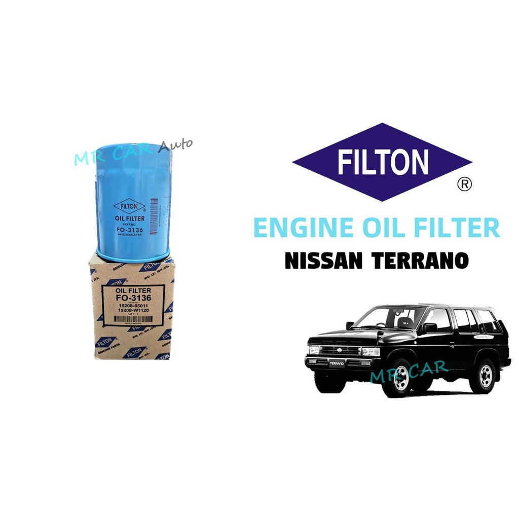 NISSAN TERRANO ENGINE OIL FILTER (FILTON) Shopee Malaysia