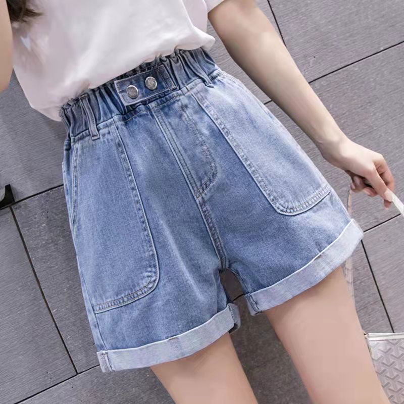 2021 Slim Women Denim Shorts & Short Jeans & Cropped Pants Korean A ...