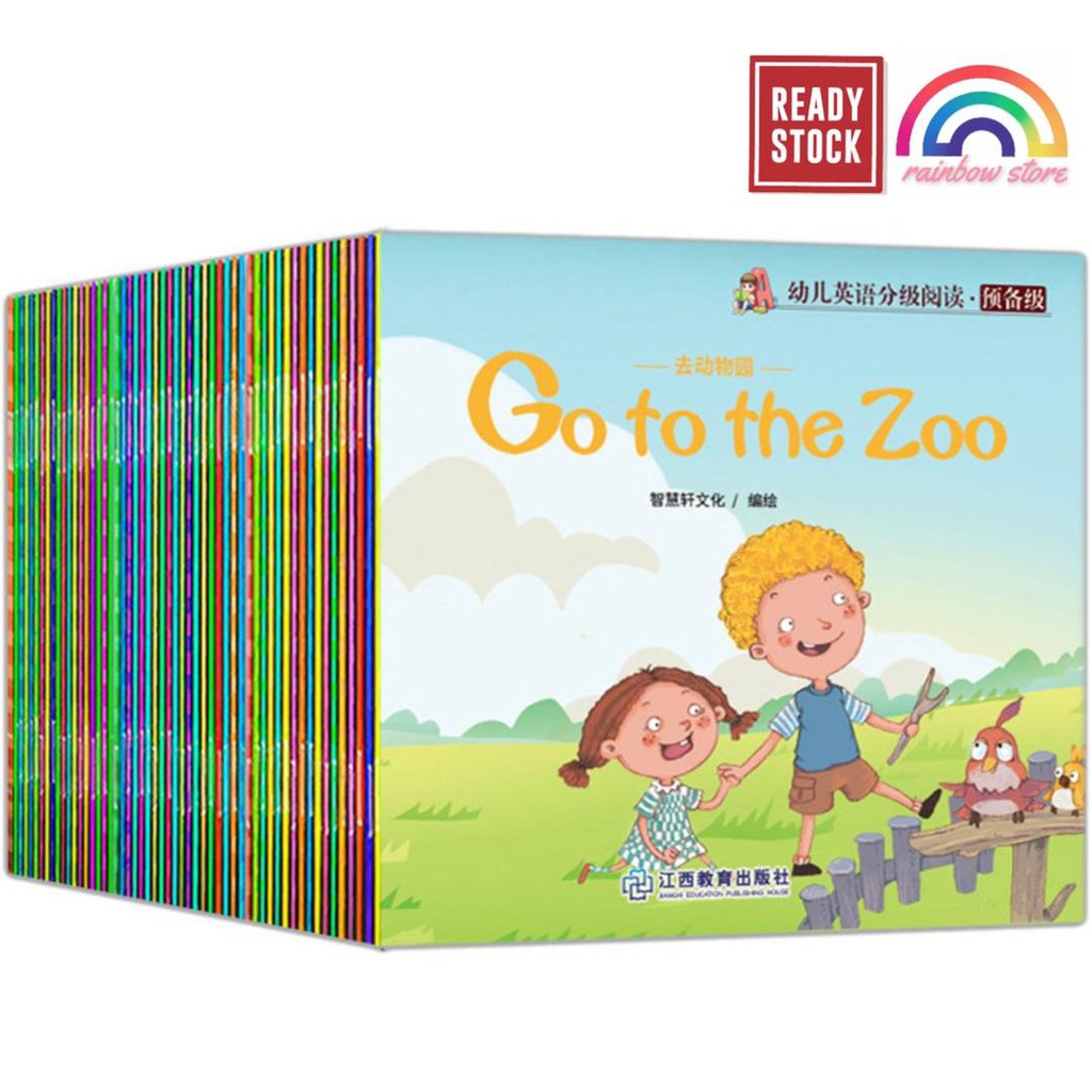 READY STOCK 60 Books Set English Story Book for Kids Learning Buku ...