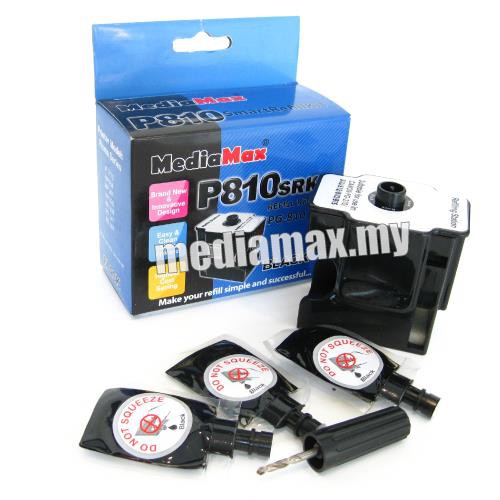 Refill Ink automatic filling system Black Color MP258 MP287 | Shopee ...