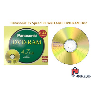 Blank Dvds For Burning Panasonic 3 Pack 120 Min / 4.7 GB DVD