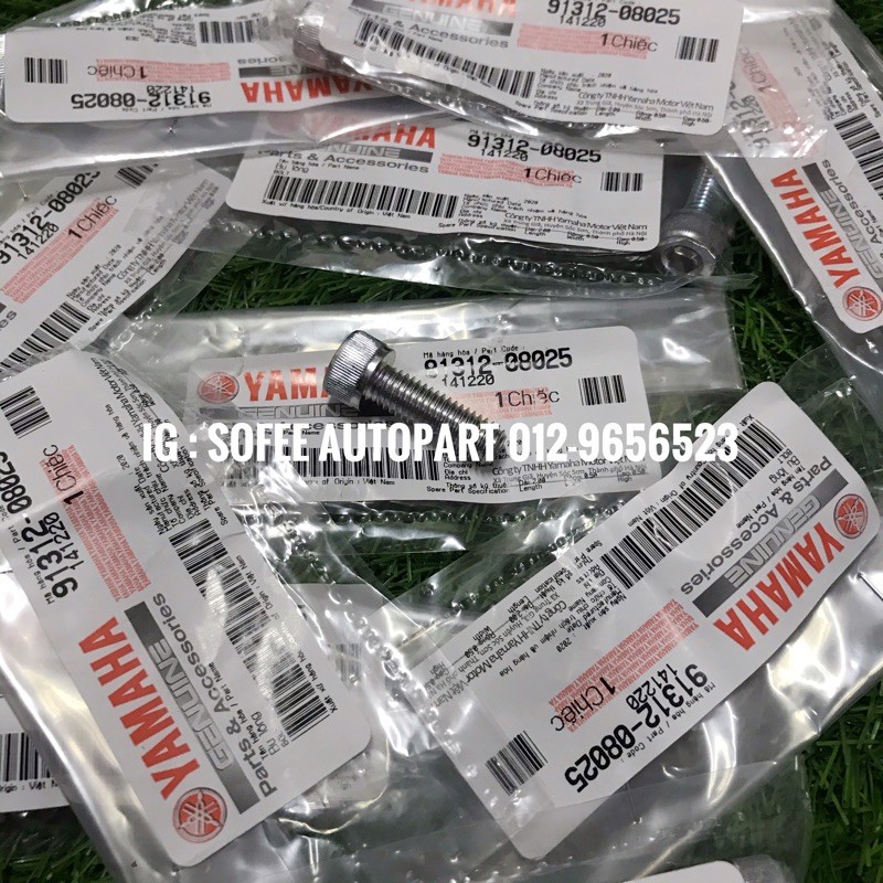 Skru Footrest Belakang Exciter / Y15zr / Y15 / Y16 / Y16zr Original Yamaha Vietnam Shopee Malaysia