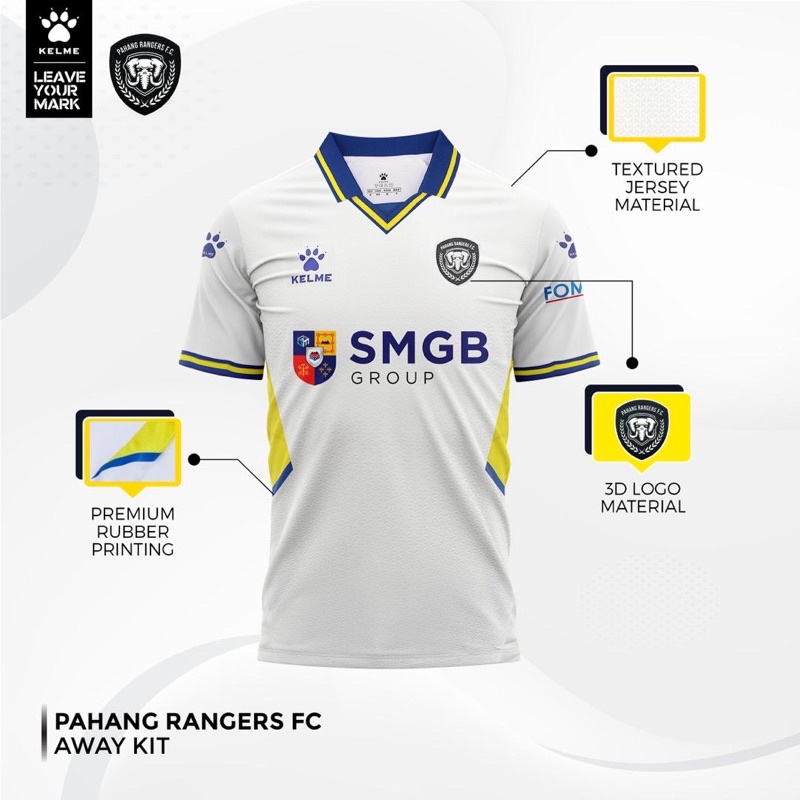 Pahang Rangers Away Shirt 2023 - Pahang Rangers FC