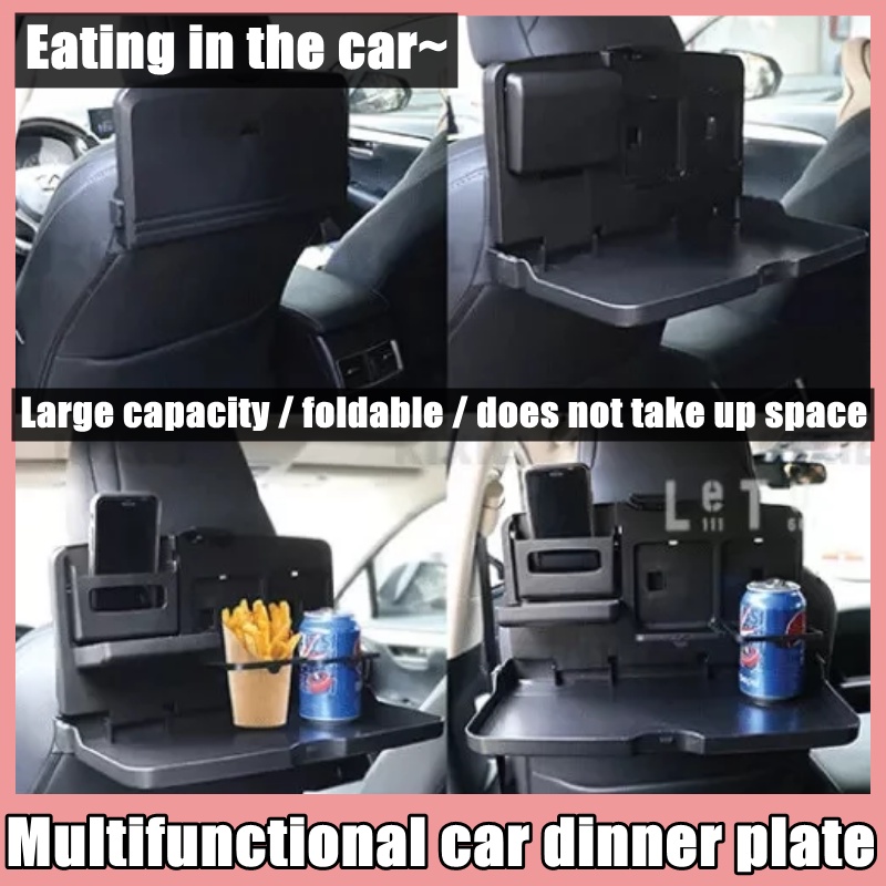 Multifunctional car dining table car seat back dining table folding ...