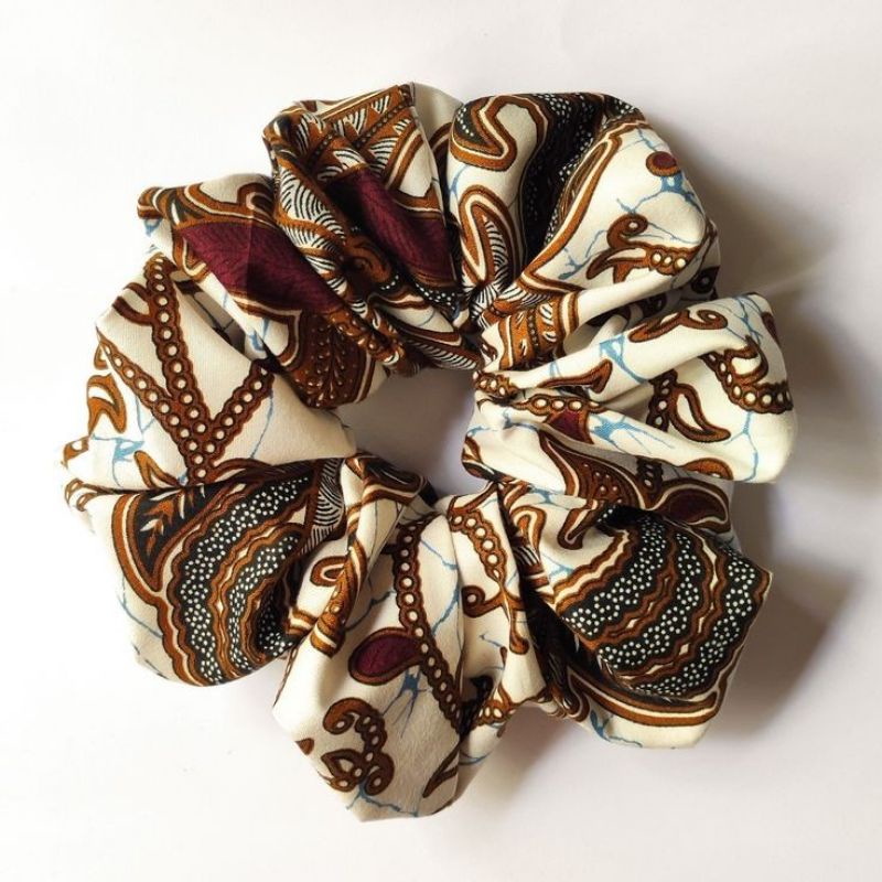 |READY STOCK|🔥🔥🇲🇾 Handmade Cotton Scrunchie Batik Design/Anti-Loose ...