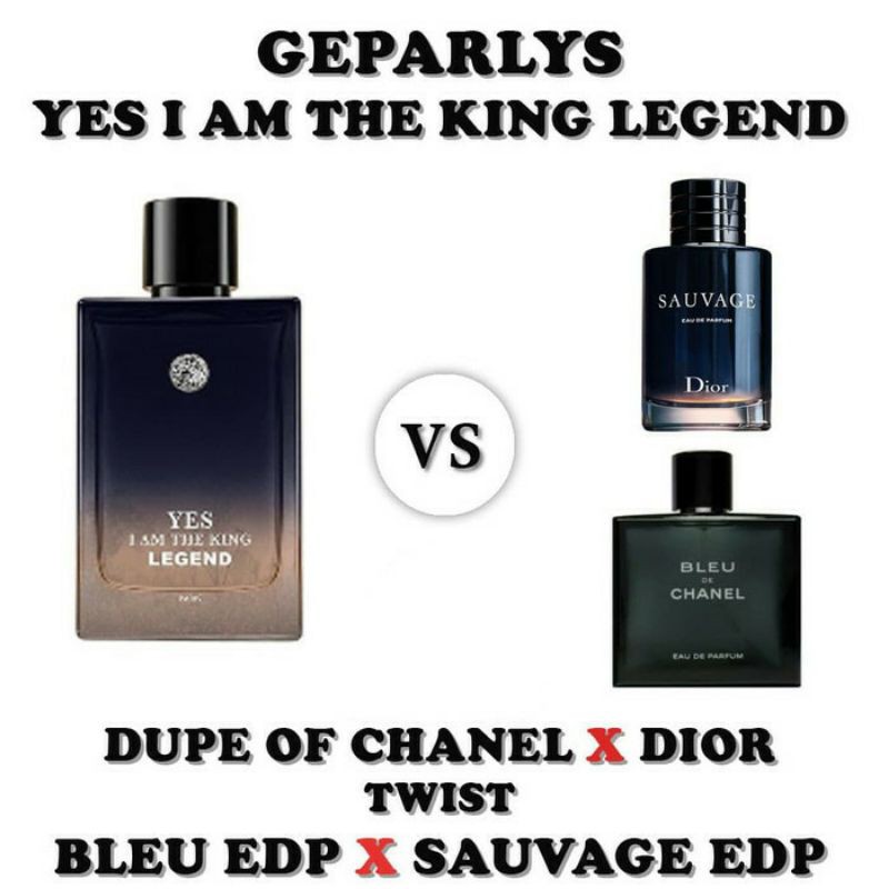 Geparlys King Yes I Am The King Legend Eau De Parfum EDP Perfume For Men 100ml