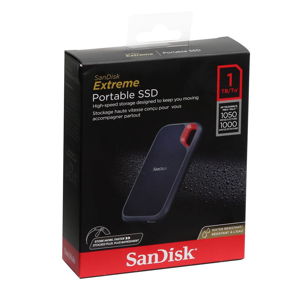 SanDisk 1TB Extreme Portable SSD V2 Read1050MB/s Write1000MB/s