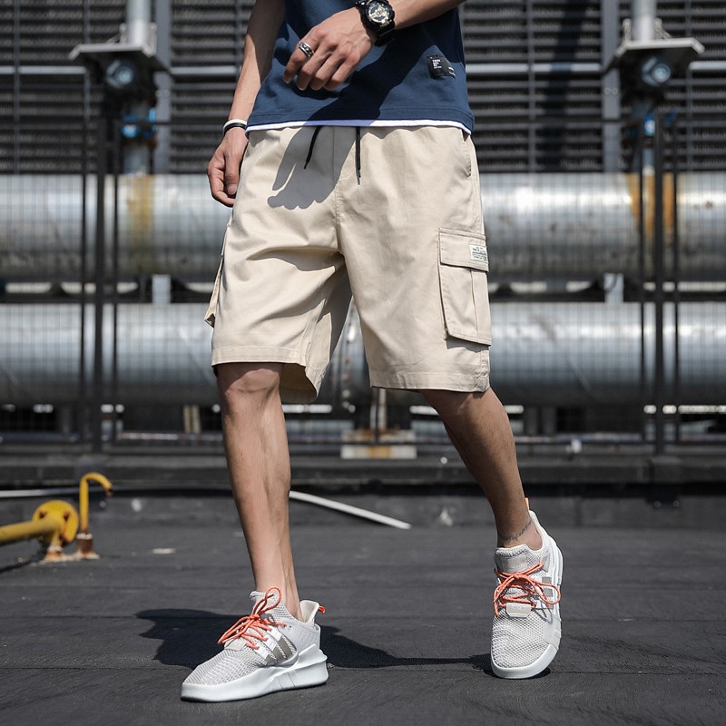 AIGE Plus Size M 7XL Summer Men Cargo Shorts Fashion Short Pants Plus Pocket Casual Pants Shopee Malaysia