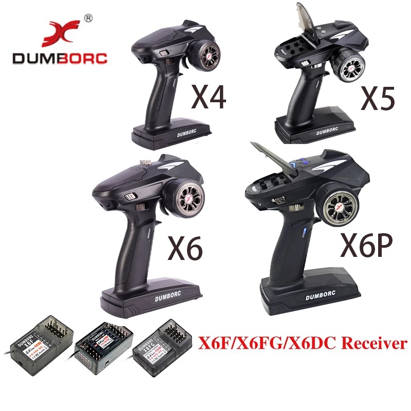 RC Servo DUMBORC P6F/P6FG/P6DC/P6DCG 2.4G 6CH Radio Control System Receiver for X4 X5 X6 X6P Transmitter RC Car Boat - 26