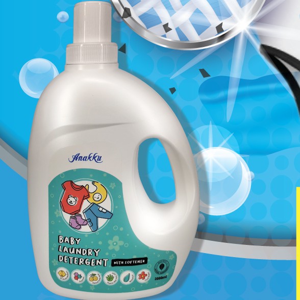 (READY STOCK) Anakku Baby Liquid Laundry Detergent With Softener 2L ...