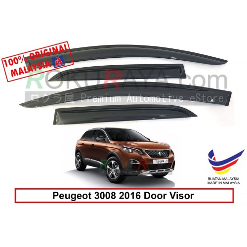 Peugeot 3008 [CBU ONLY] 2016 AG Door Visor Air Press Wind Deflector