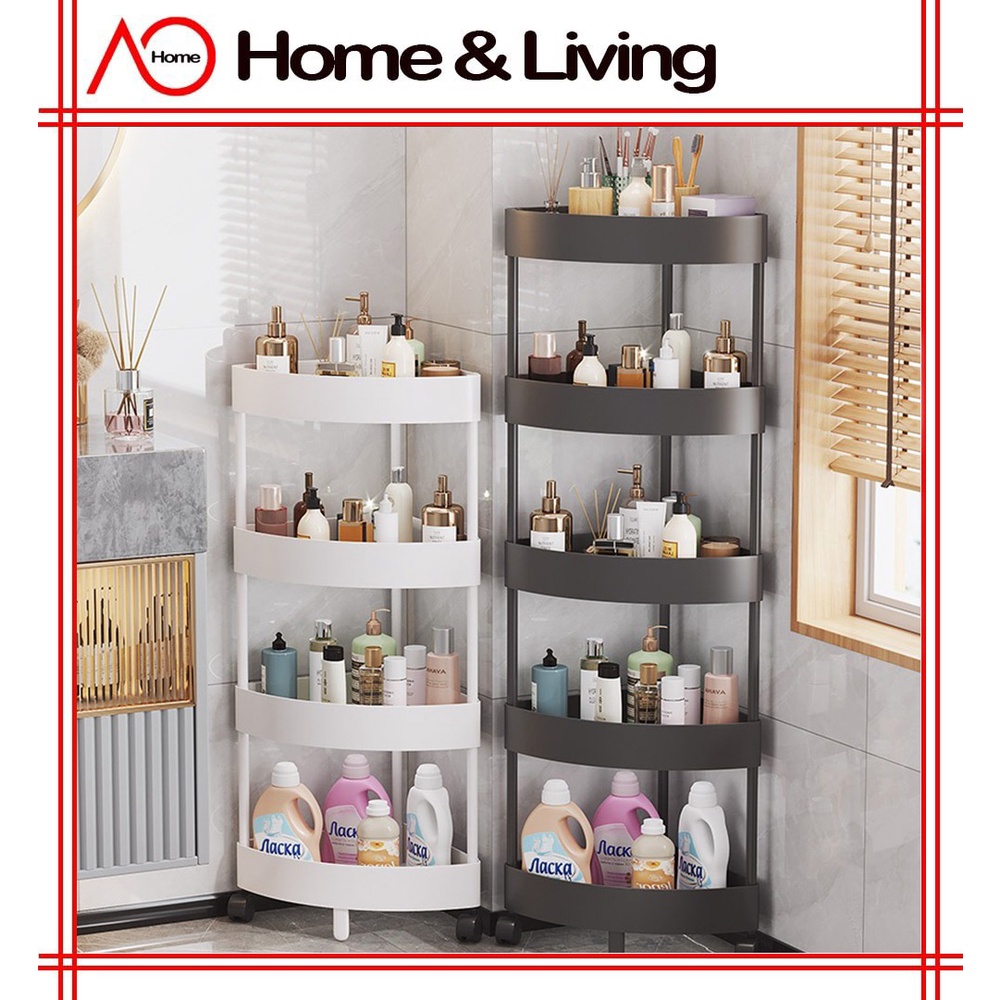 AO Home TriCorner Bathroom Rack Simple Corner Storage Rack