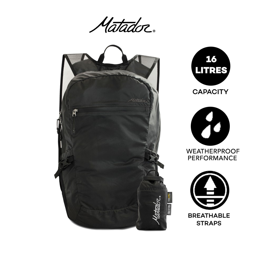 Matador Advanced Freefly16 Packable Backpack Charcoal 16L