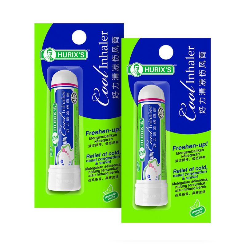Hurix's Cool Inhaler to freshen up, relief of cold, nasal congestion ...