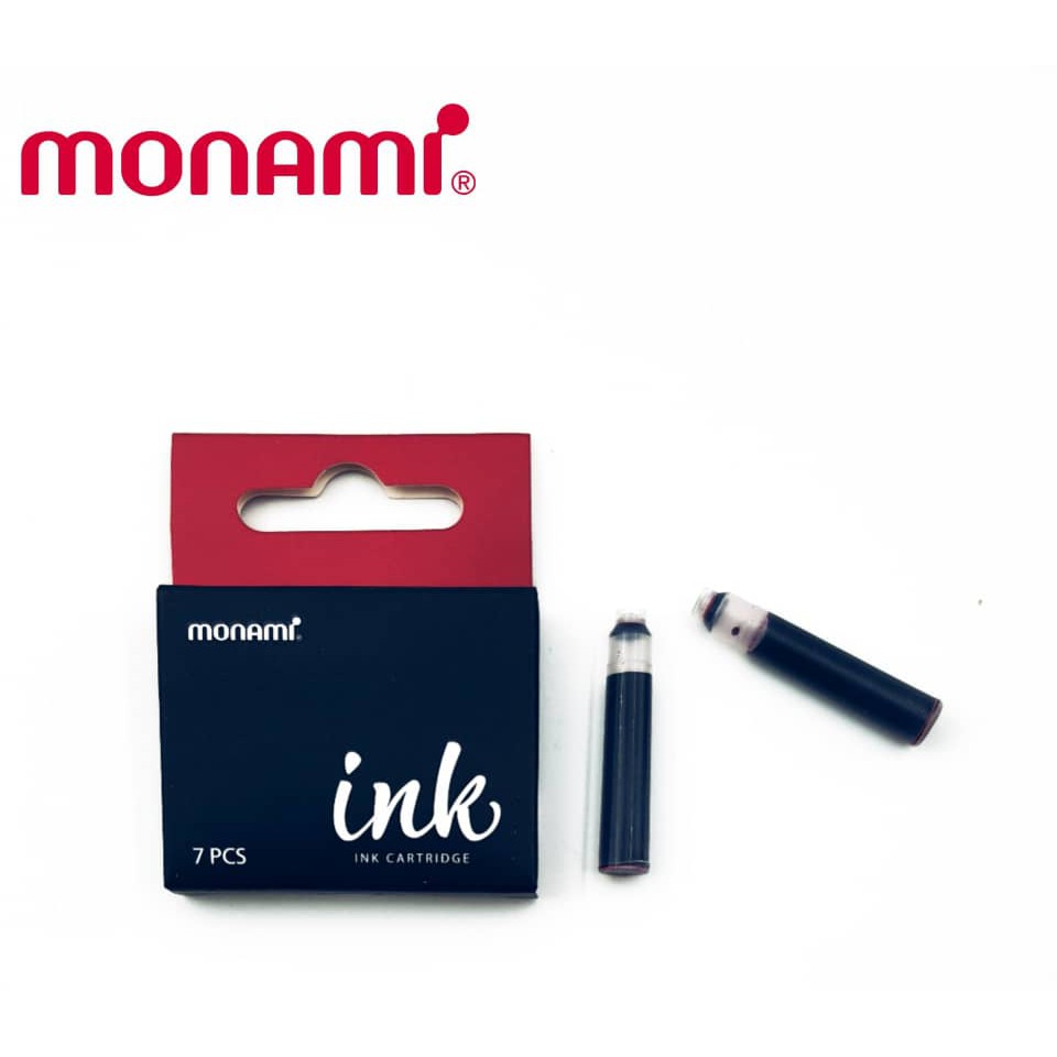 Monami Olika Fountain Pen Ink Cartridge 7 Pcs Refill Set (Per pack