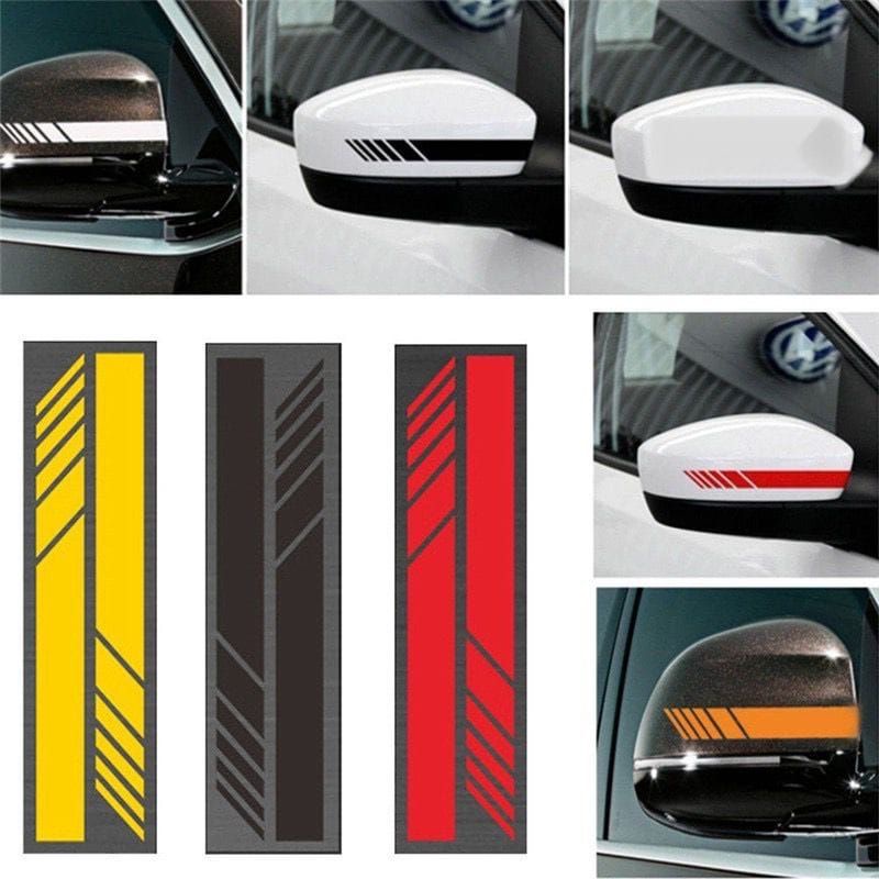 (2pcs) 1Set Side Mirror Sticker Cutting Vinly Decals | Shopee Malaysia