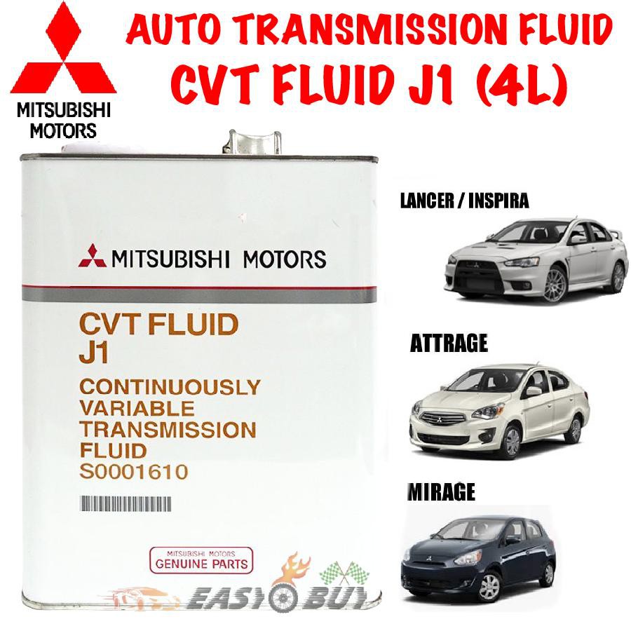 Mitsubishi ATF CVT FLUID J1 J-1 Auto Transmission Oil GEAR OIL 4 Liter ...