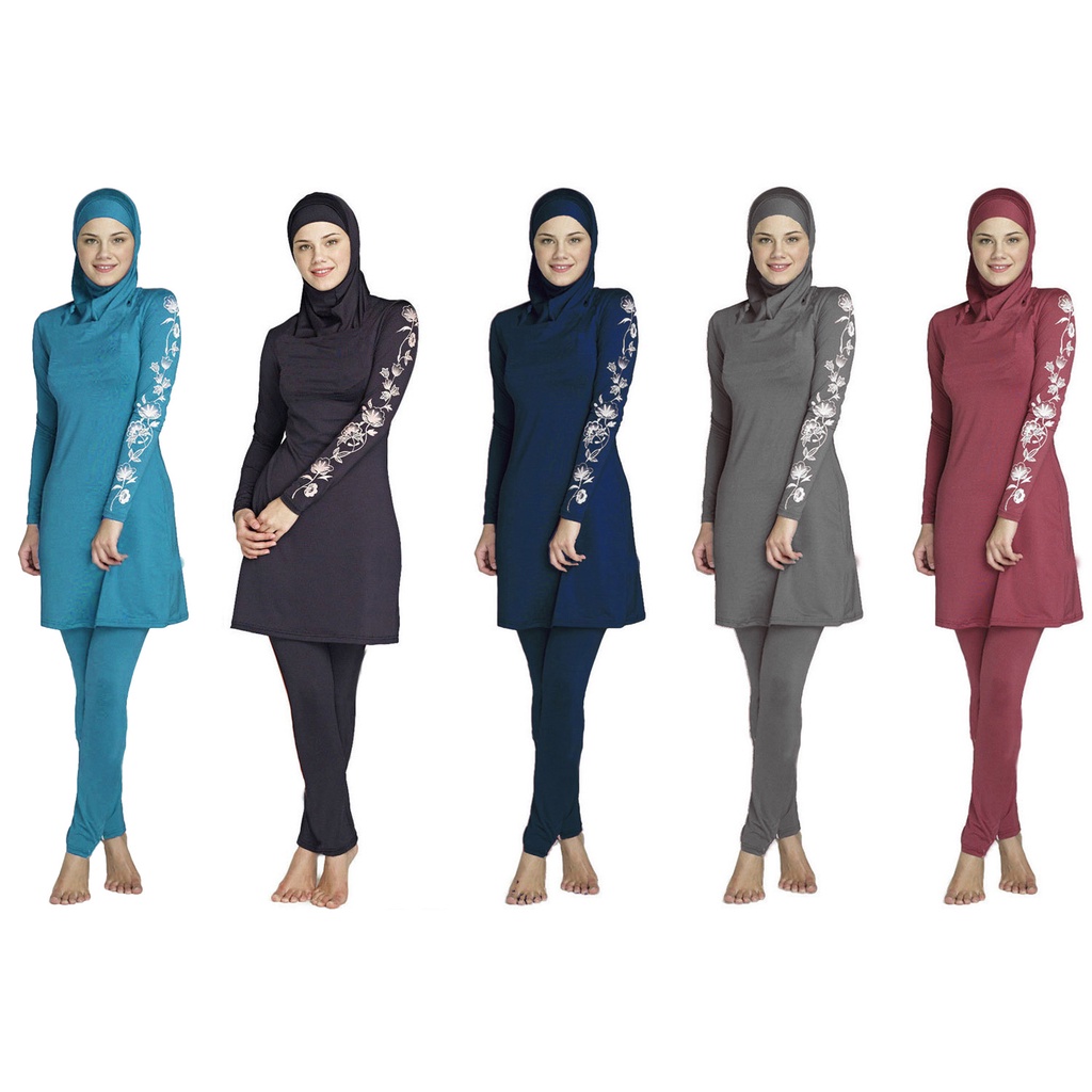 Muslim Swimwear muslimah Women Burkini Muslim Women Bathing Suit ...