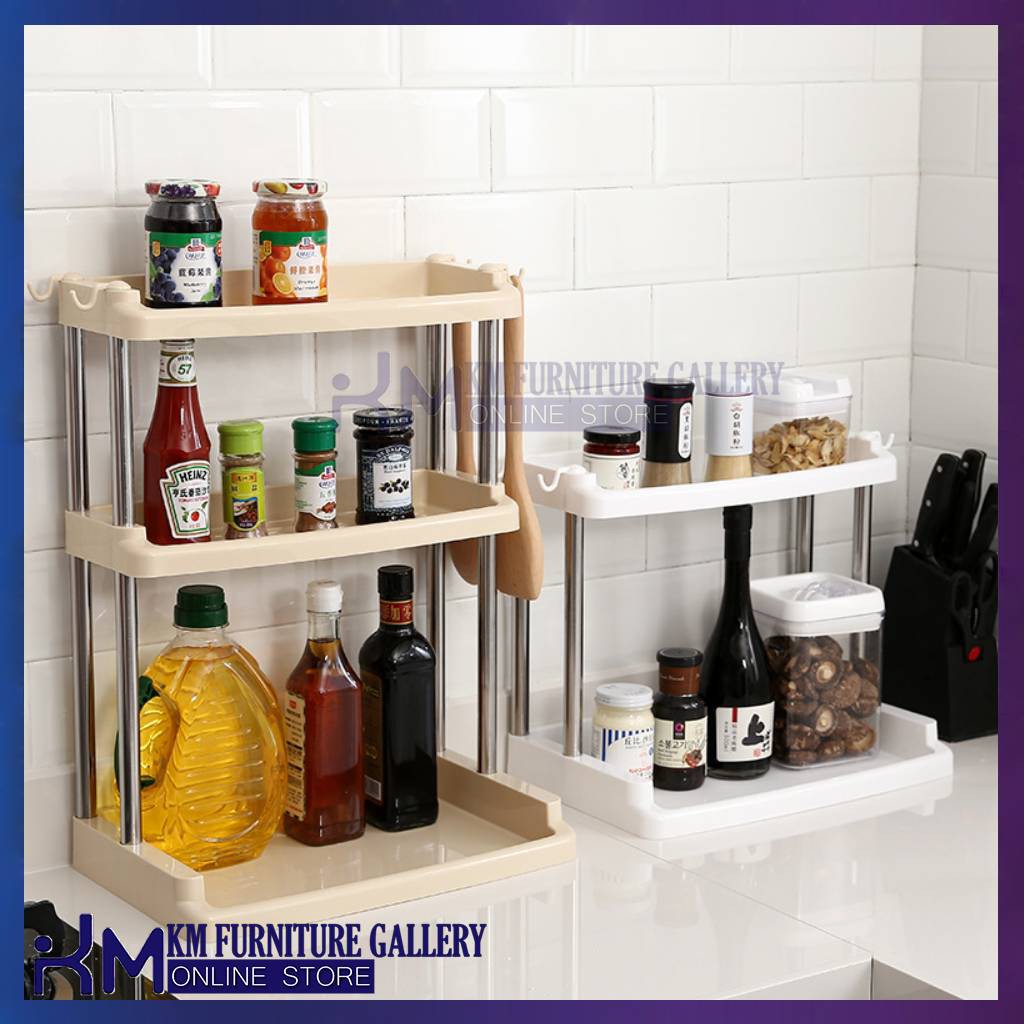 KM Furniture Multipurpose Kitchen Rack Kitchen Storage Mini Small