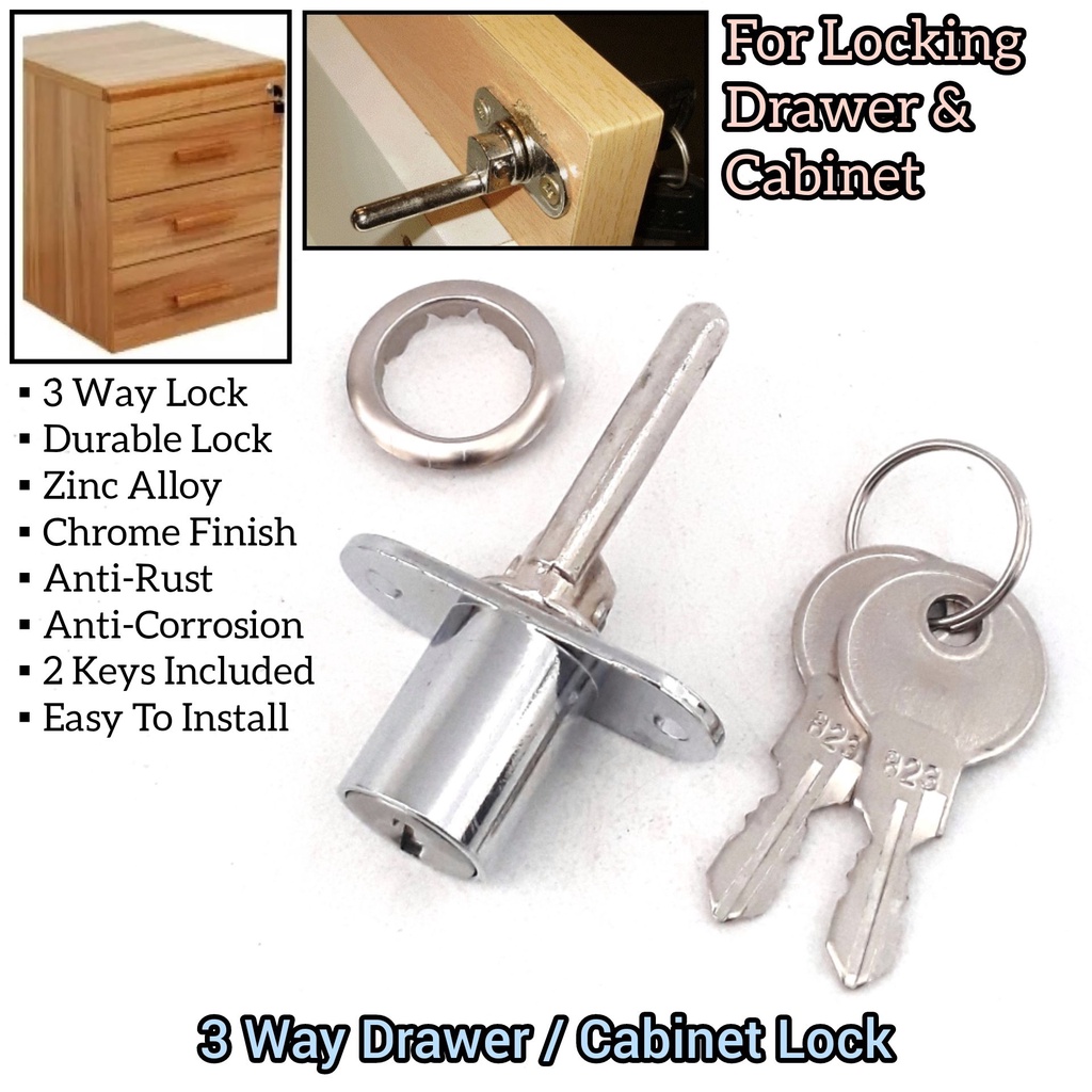 Cabinet Drawer Latch Locks Furniture Door Lock Hardware Desk Lock Wardrobe  Cabinet Door Locks Bedside Bookcase Solid Lock