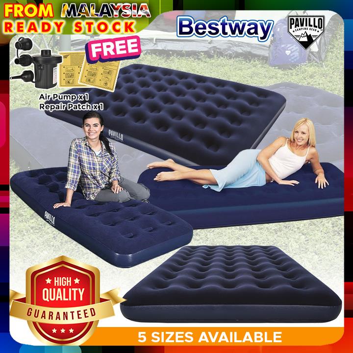 Bestway double on sale height air bed