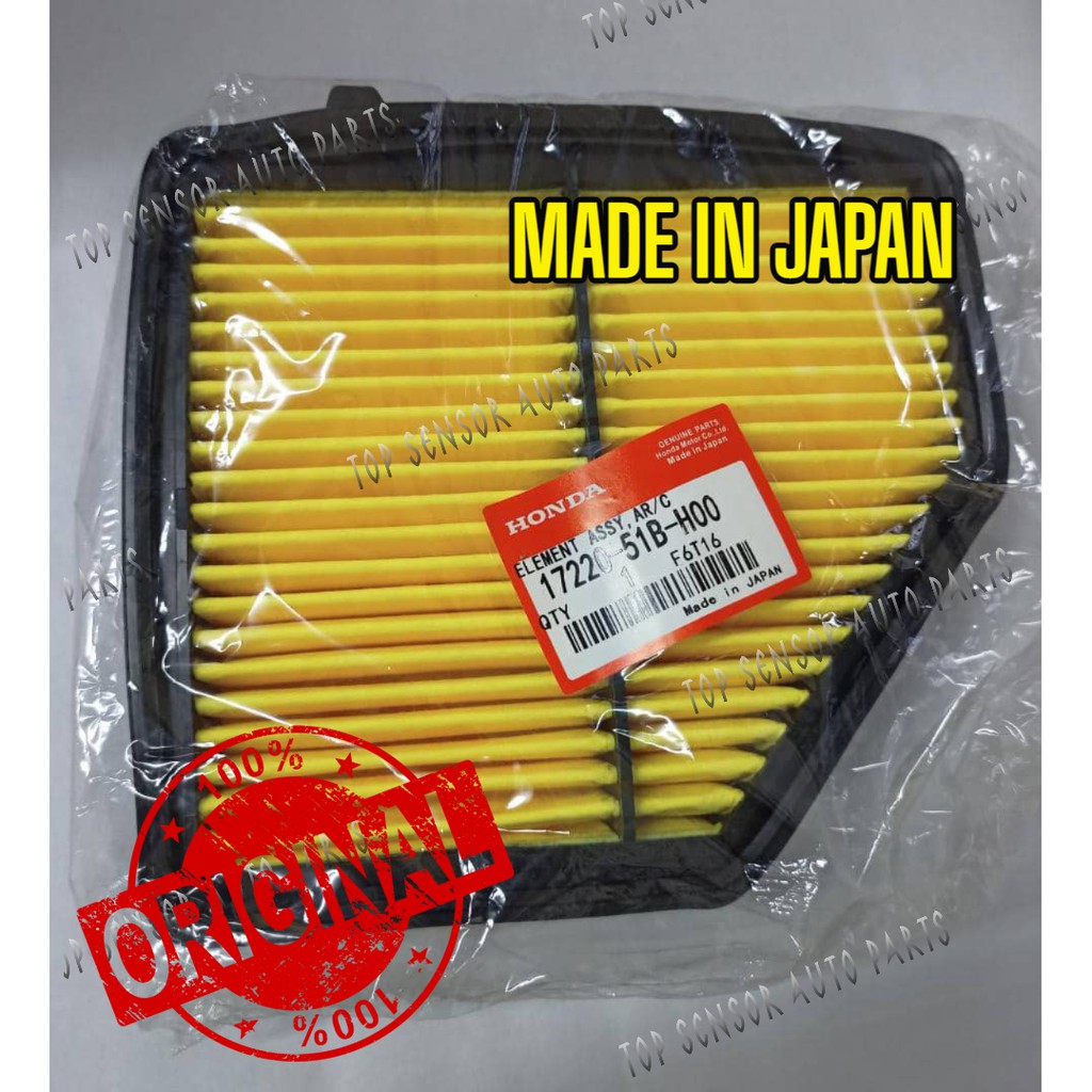 ORI AIR FILTER HONDA HRV (1722051BH00) MADE IN JAPAN Shopee Malaysia