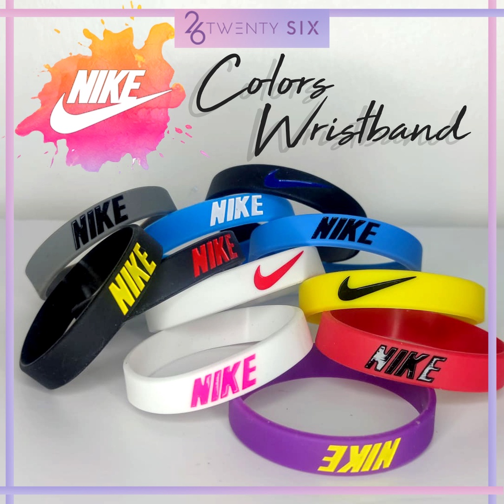 Nike shop silicone wristbands