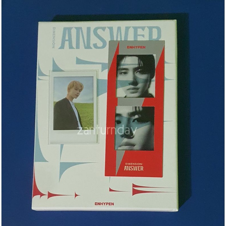 [Official] Album Only Enhypen Answer Yet Version Bookmark Sunghoon ...
