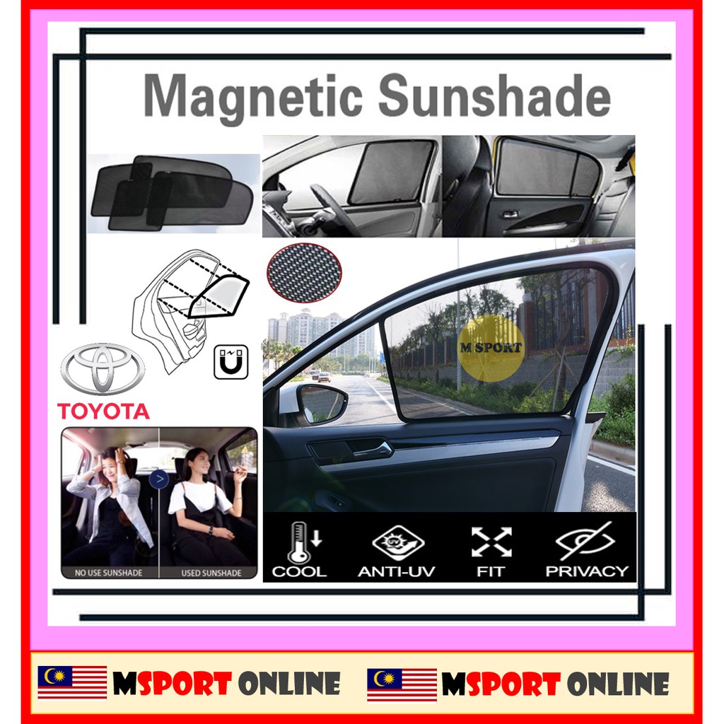 Magnetic Sunshade Suitable for CAMRY VIOS ALTIS YARIS CROSS CHR ...