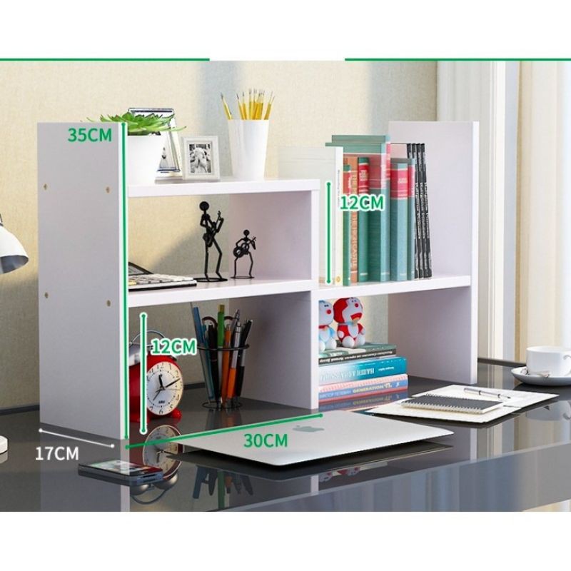 Study Table Office Workplace Book Shelf Rack Organiser | Shopee Malaysia