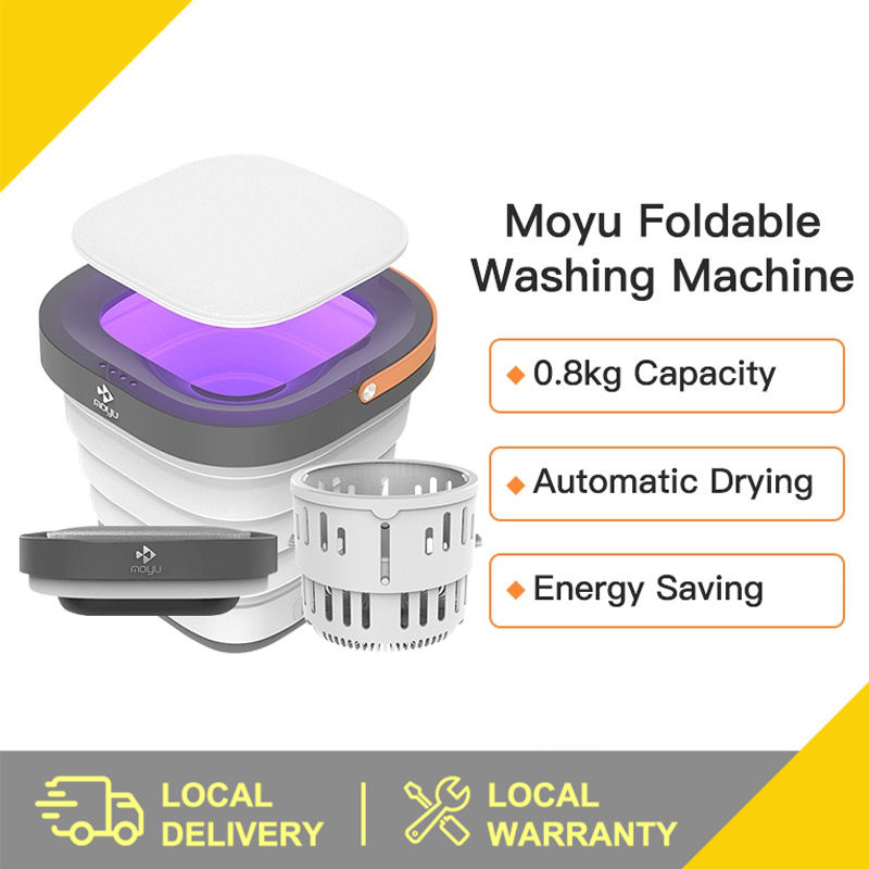 MoYu 2nd Gen With Pasteurization Portable Mini Folding Clothes Washing
