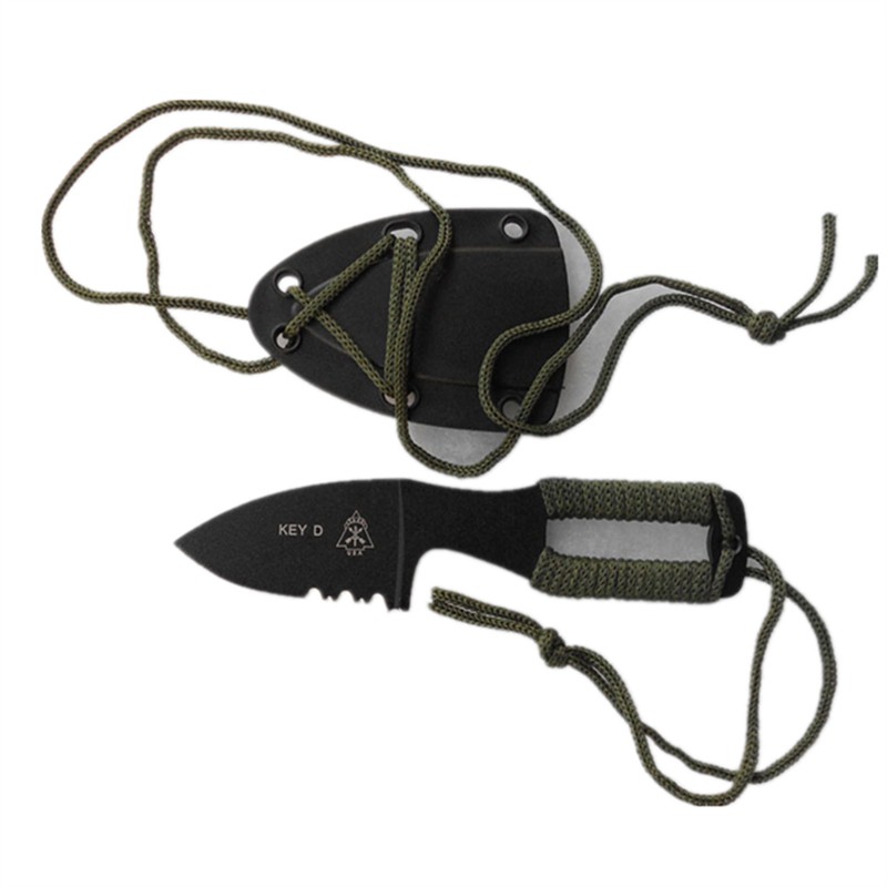 key d mini cutting knife tops dive scuba with ABS sheath scabbard