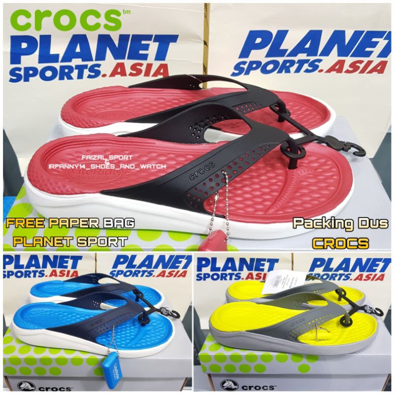 Original Crocs Literide Jepit Sandal [Use Dus Crocs] | Shopee Malaysia