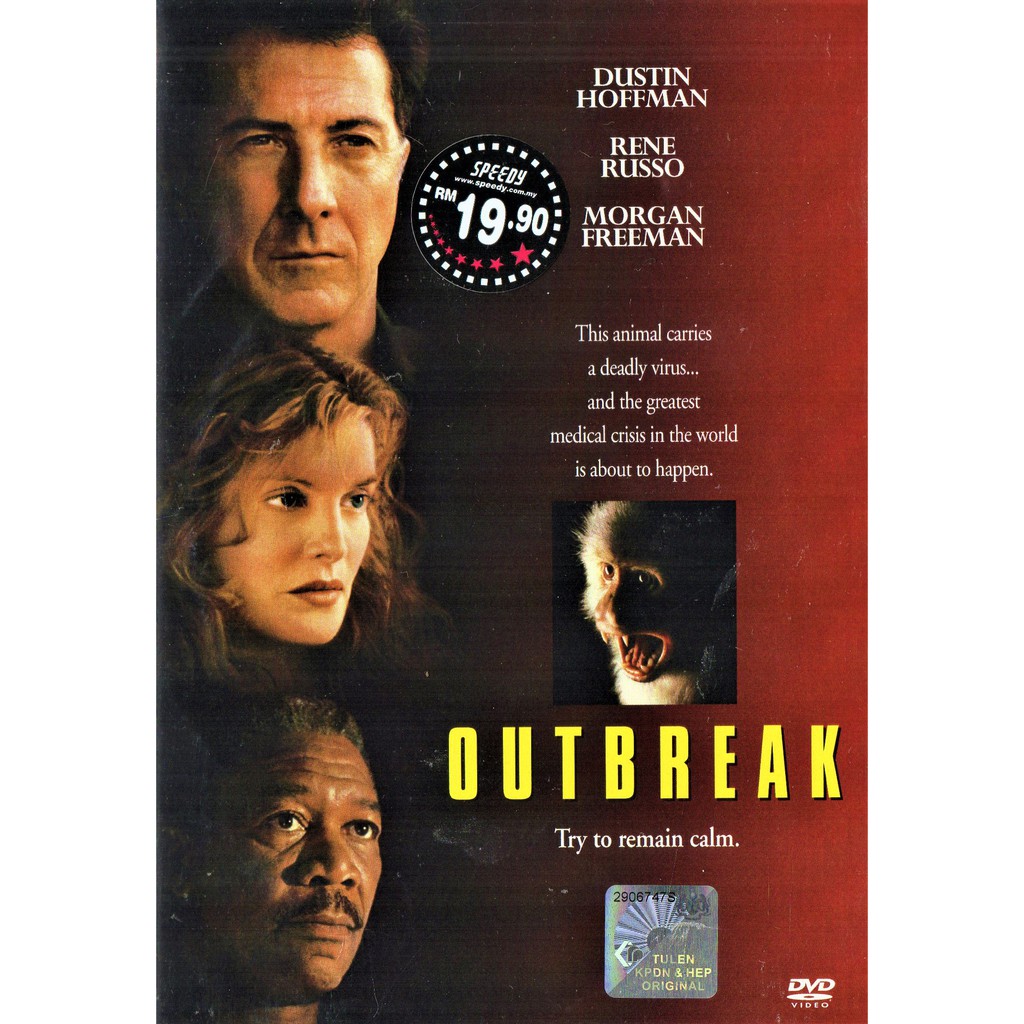 Outbreak ( DVD ) [ Dustin Hoffman Rene Russo Morgan Freeman ] | Shopee ...