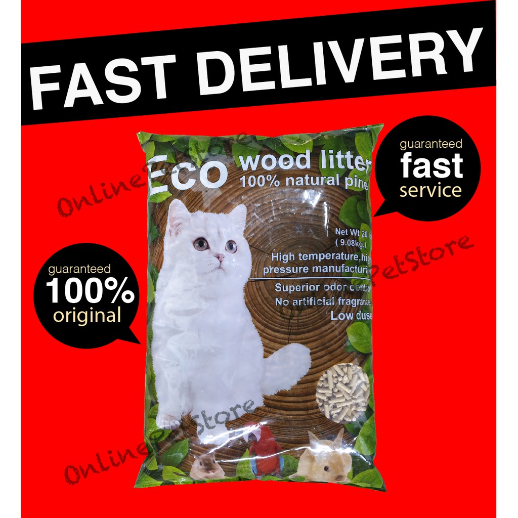 Eco pine hotsell cat litter